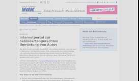 
							         Portal zu Auto und Behinderung | Sozialverband VdK Sachsen e.V.								  
							    