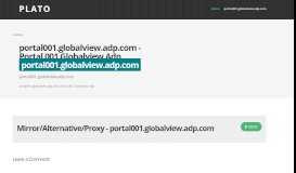 
							         Portal001.globalview.adp.com | Linked At Least 55 Domains | IP ...								  
							    