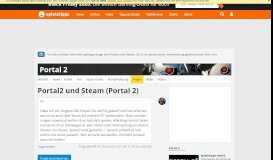 
							         Portal2 und Steam: Portal 2 - Spieletipps								  
							    