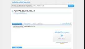 
							         portal.2020.eatc.ir at WI. I3S.:.Internet Sale and Support System								  
							    