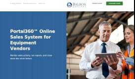 
							         Portal360 Online Sales System | Balboa Capital								  
							    