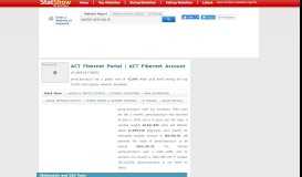 
							         portal.actcorp.in - Worth and traffic estimation | ACT Fibernet Portal ...								  
							    