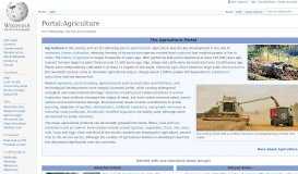
							         Portal:Agriculture - Wikipedia								  
							    