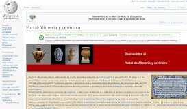 
							         Portal:Alfarería y cerámica - Wikipedia, la enciclopedia libre								  
							    