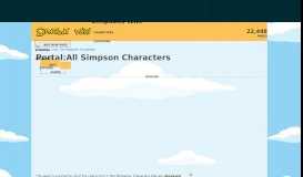 
							         Portal:All Simpson Characters | Simpsons Wiki | FANDOM powered by ...								  
							    
