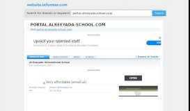 
							         portal.alreeyada-school.com at WI. Al-Reeyada International School								  
							    