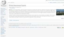 
							         Portal:Amazonas/Capital – Wikipédia, a enciclopédia livre								  
							    