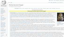 
							         Portal:Ancient Egypt - Wikipedia								  
							    