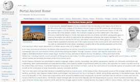 
							         Portal:Ancient Rome - Wikipedia								  
							    