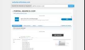 
							         portal.aramco.com at WI. Citrix Access Gateway - Website Informer								  
							    