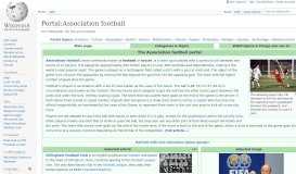 
							         Portal:Association football - Wikipedia								  
							    