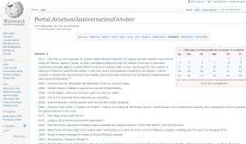 
							         Portal:Aviation/Anniversaries/October - Wikipedia								  
							    
