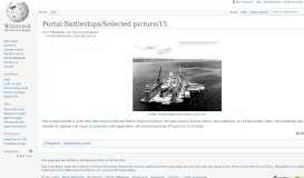 
							         Portal:Battleships/Selected picture/15 - Wikipedia								  
							    