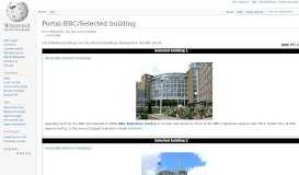 
							         Portal:BBC/Selected building - Wikipedia								  
							    