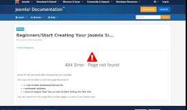 
							         Portal:Beginners/Start Creating Your Joomla Site - Joomla ...								  
							    
