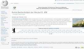 
							         Portal:Berlin/Artikel der Woche/53. KW – Wikipedia								  
							    