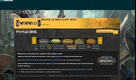 
							         Portal:BfA | WoWWiki | FANDOM powered by Wikia								  
							    