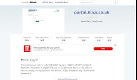 
							         Portal.bilcs.co.uk website. Portal Login.								  
							    