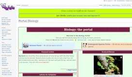 
							         Portal:Biology - Vikidia, the encyclopedia for children, teenagers, and ...								  
							    