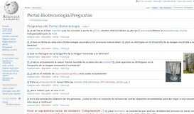 
							         Portal:Biotecnología/Preguntas - Wikipedia, la enciclopedia libre								  
							    
