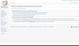 
							         Portal:British Army/Selected picture - Wikipedia								  
							    