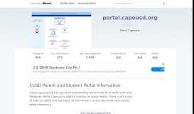 
							         Portal.capousd.org website. CUSD Parent and Student Portal ...								  
							    