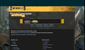 
							         Portal:Cataclysm | WoWWiki | FANDOM powered by Wikia								  
							    