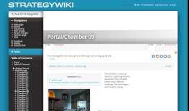 
							         Portal/Chamber 09 — StrategyWiki, the video game walkthrough and ...								  
							    