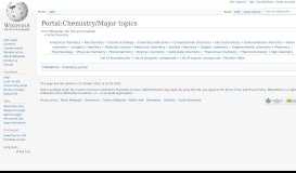
							         Portal:Chemistry/Major topics - Wikipedia								  
							    