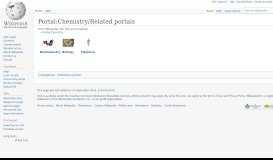 
							         Portal:Chemistry/Related portals - Wikipedia								  
							    