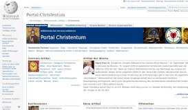 
							         Portal:Christentum – Wikipedia								  
							    