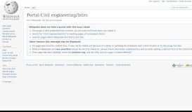 
							         Portal:Civil engineering/Intro - Wikipedia								  
							    