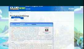 
							         Portal:Clothing | Club Penguin Wiki | FANDOM powered by Wikia								  
							    
