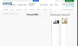 
							         Portal/CMS - InfoQ								  
							    