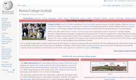 
							         Portal:College football - Wikipedia								  
							    