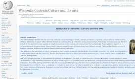 
							         Portal:Contents/Culture and the arts - Wikipedia								  
							    