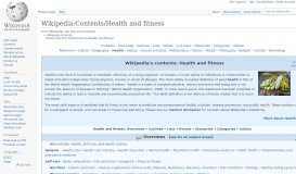 
							         Portal:Contents/Health and fitness - Wikipedia								  
							    
