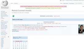 
							         Portal:Current events - Wikipedia								  
							    
