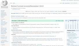
							         Portal:Current events/December 2010 - Wikipedia								  
							    