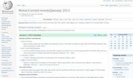 
							         Portal:Current events/January 2013 - Wikipedia								  
							    