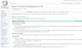 
							         Portal:Current events/January 2019 - Wikipedia								  
							    