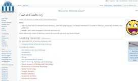 
							         Portal:Dentistry - Wikiversity								  
							    
