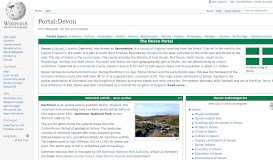 
							         Portal:Devon - Wikipedia								  
							    