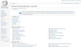 
							         Portal:Disney/Quality content - Wikipedia								  
							    