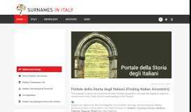 
							         Portale della Storia degli Italiani (Finding Italian Ancestors)								  
							    