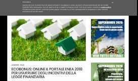 
							         Portale ENEA 2018 online: registrarsi per usufruire degli incentivi								  
							    