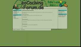 
							         Portale - GeoCaching-Forum.de								  
							    