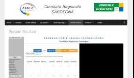 
							         Portale Risultati | Fitet Sardegna | Sito Ufficiale del Comitato Regionale								  
							    