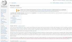 
							         Portale web - Wikipedia								  
							    
