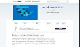 
							         Portal.ecotechinstitute.com website. Ecotech Institute Student Portal ...								  
							    